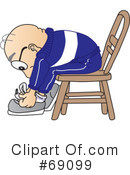 Senior Man Character Clipart #69099 by Mascot Junction