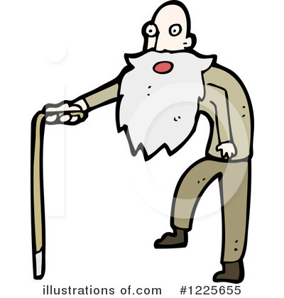 Old Man Clipart #1225655 by lineartestpilot