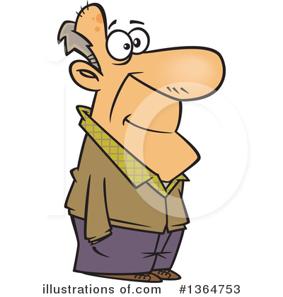 Royalty-Free (RF) Senior Man Clipart Illustration by toonaday - Stock Sample #1364753