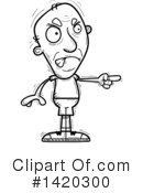 Senior Man Clipart #1420300 by Cory Thoman