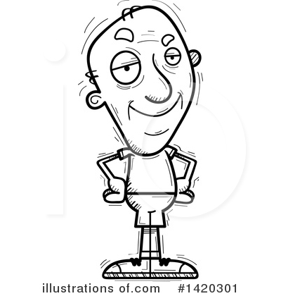 Royalty-Free (RF) Senior Man Clipart Illustration by Cory Thoman - Stock Sample #1420301