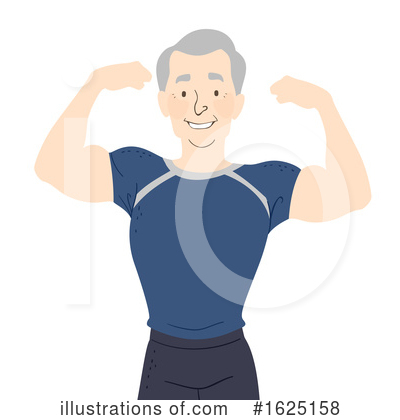 Royalty-Free (RF) Senior Man Clipart Illustration by BNP Design Studio - Stock Sample #1625158