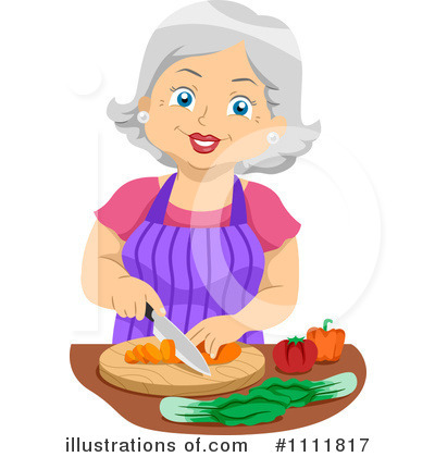 Royalty-Free (RF) Senior Woman Clipart Illustration by BNP Design Studio - Stock Sample #1111817