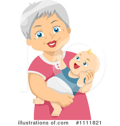 Senior Woman Clipart #1111821 - Illustration by BNP Design Studio