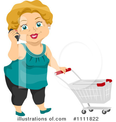 Grocery Shopping Clipart #1111822 by BNP Design Studio