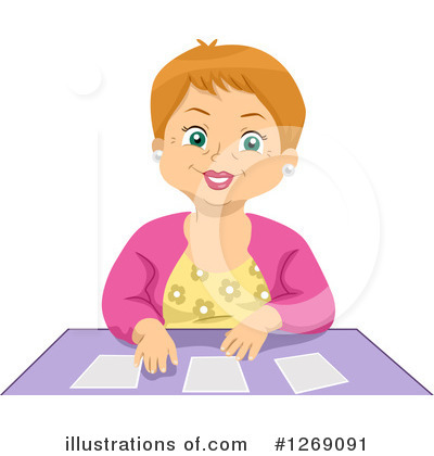 Royalty-Free (RF) Senior Woman Clipart Illustration by BNP Design Studio - Stock Sample #1269091