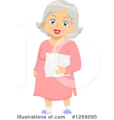 Royalty-Free (RF) Senior Woman Clipart Illustration by BNP Design Studio - Stock Sample #1269095