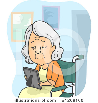 Royalty-Free (RF) Senior Woman Clipart Illustration by BNP Design Studio - Stock Sample #1269100