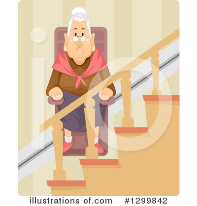 Stairs Clipart #1299842 by BNP Design Studio