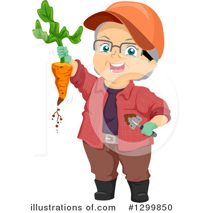 Royalty-Free (RF) Senior Woman Clipart Illustration by BNP Design Studio - Stock Sample #1299850