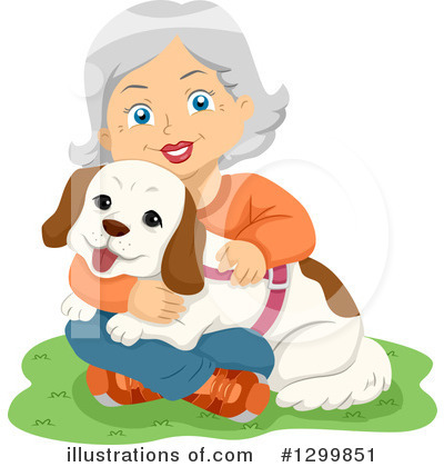 Royalty-Free (RF) Senior Woman Clipart Illustration by BNP Design Studio - Stock Sample #1299851