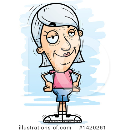 Royalty-Free (RF) Senior Woman Clipart Illustration by Cory Thoman - Stock Sample #1420261