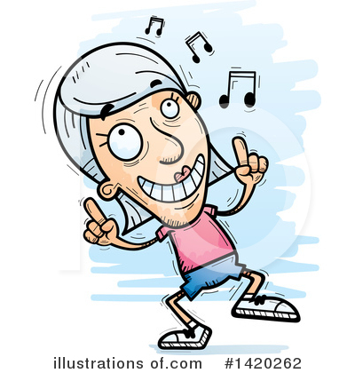 Royalty-Free (RF) Senior Woman Clipart Illustration by Cory Thoman - Stock Sample #1420262