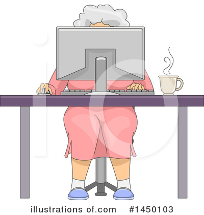 Old Woman Clipart #1450103 by BNP Design Studio