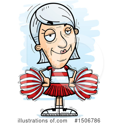 Cheerleader Clipart #1506786 by Cory Thoman