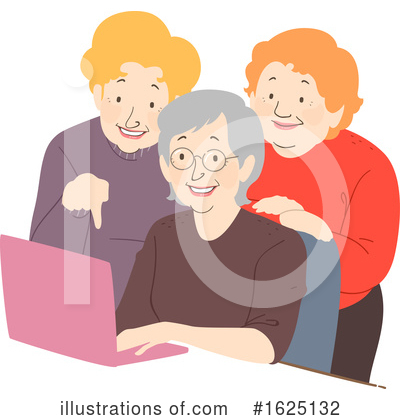 Royalty-Free (RF) Senior Woman Clipart Illustration by BNP Design Studio - Stock Sample #1625132