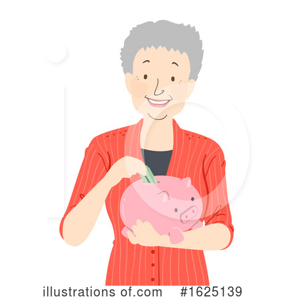 Royalty-Free (RF) Senior Woman Clipart Illustration by BNP Design Studio - Stock Sample #1625139