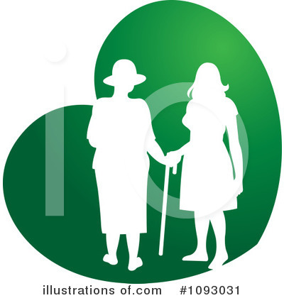 Elderly Clipart #1093031 by Lal Perera