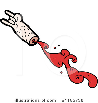 Royalty-Free (RF) Severed Arm Clipart Illustration by lineartestpilot - Stock Sample #1185736