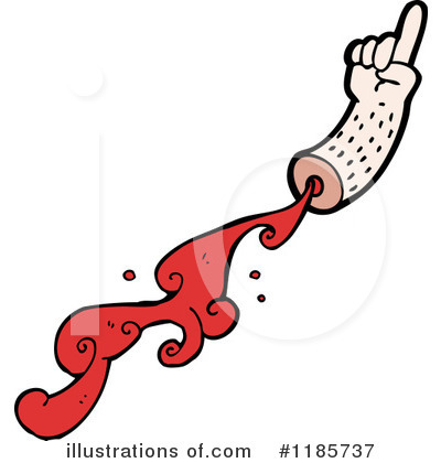 Royalty-Free (RF) Severed Arm Clipart Illustration by lineartestpilot - Stock Sample #1185737