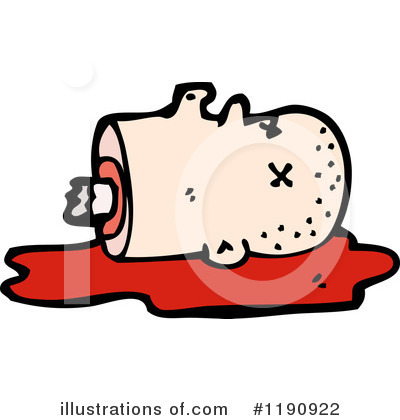 Royalty-Free (RF) Severed Head Clipart Illustration by lineartestpilot - Stock Sample #1190922