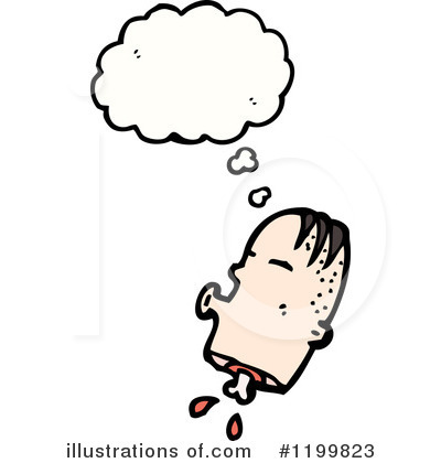 Decapitated Head Clipart #1199823 by lineartestpilot