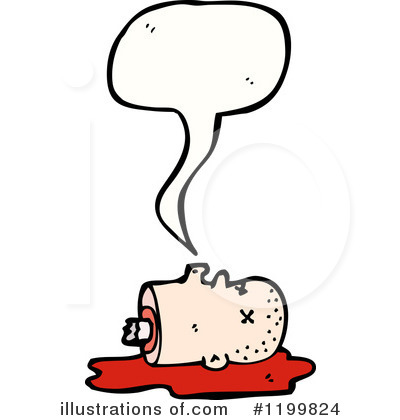 Decapitated Head Clipart #1199824 by lineartestpilot