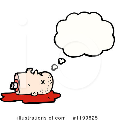 Decapitated Head Clipart #1199825 by lineartestpilot