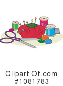 Sewing Clipart #1081783 by Maria Bell