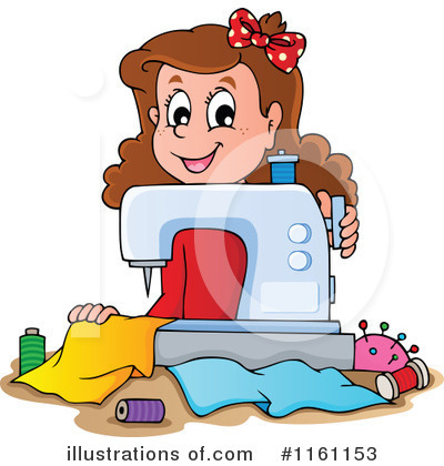 Sewing Machine Clipart #1161153 by visekart