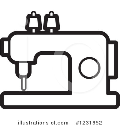 Royalty-Free (RF) Sewing Clipart Illustration by Lal Perera - Stock Sample #1231652
