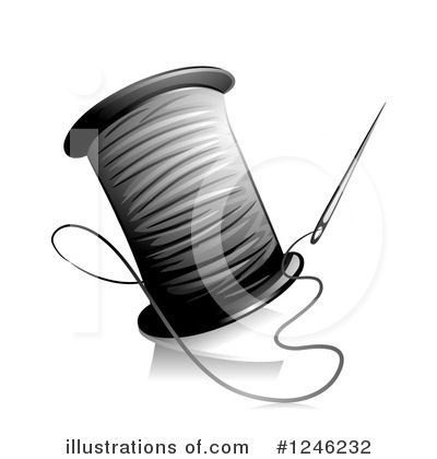 Royalty-Free (RF) Sewing Clipart Illustration by BNP Design Studio - Stock Sample #1246232