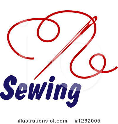 Royalty-Free (RF) Sewing Clipart Illustration by Vector Tradition SM - Stock Sample #1262005