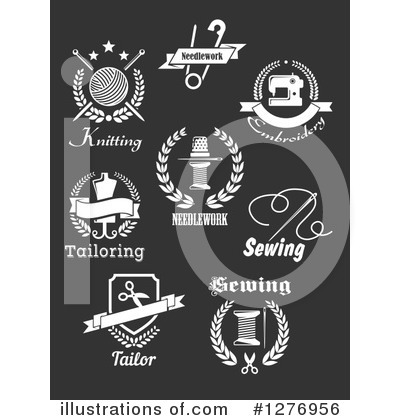 Knitting Clipart #1276956 by Vector Tradition SM