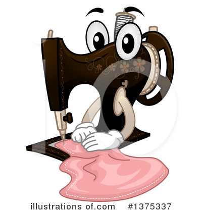 Royalty-Free (RF) Sewing Clipart Illustration by BNP Design Studio - Stock Sample #1375337