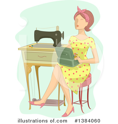 Sewing Clipart #1384060 by BNP Design Studio