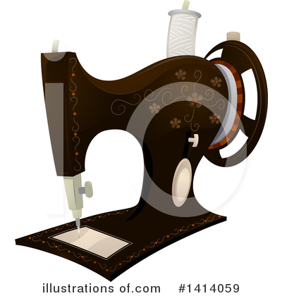 Sewing Machine Clipart #1414059 by BNP Design Studio