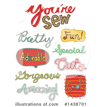 Royalty-Free (RF) Sewing Clipart Illustration by BNP Design Studio - Stock Sample #1438701