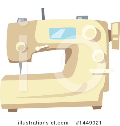 Royalty-Free (RF) Sewing Clipart Illustration by Vector Tradition SM - Stock Sample #1449921