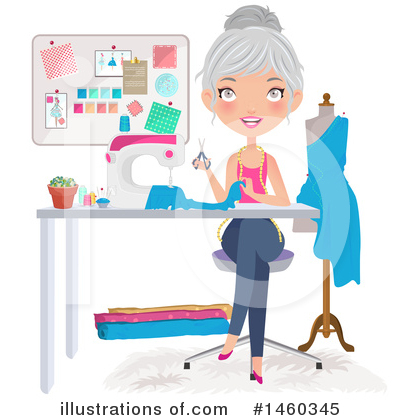 Royalty-Free (RF) Sewing Clipart Illustration by Melisende Vector - Stock Sample #1460345