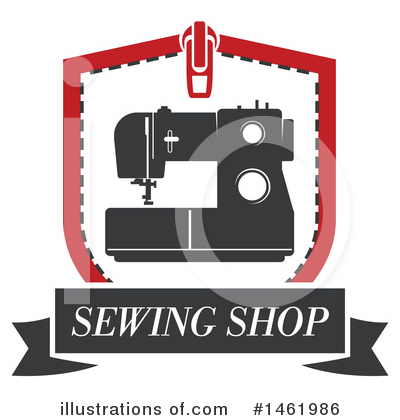 Royalty-Free (RF) Sewing Clipart Illustration by Vector Tradition SM - Stock Sample #1461986