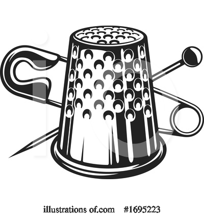 Thimble Clipart #1695223 by Vector Tradition SM