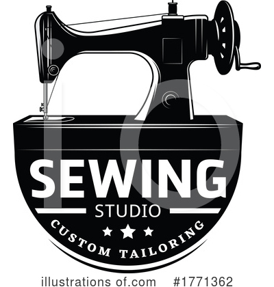 Royalty-Free (RF) Sewing Clipart Illustration by Vector Tradition SM - Stock Sample #1771362
