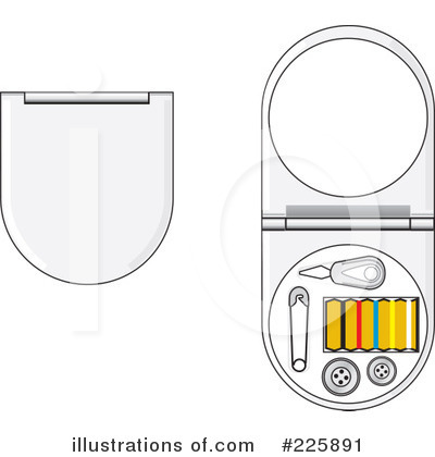 Royalty-Free (RF) Sewing Clipart Illustration by David Rey - Stock Sample #225891