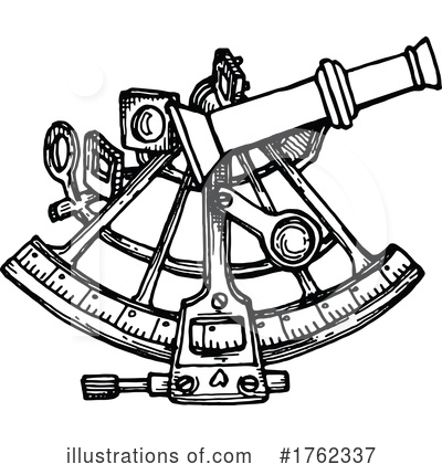 Royalty-Free (RF) Sextant Clipart Illustration by Vector Tradition SM - Stock Sample #1762337