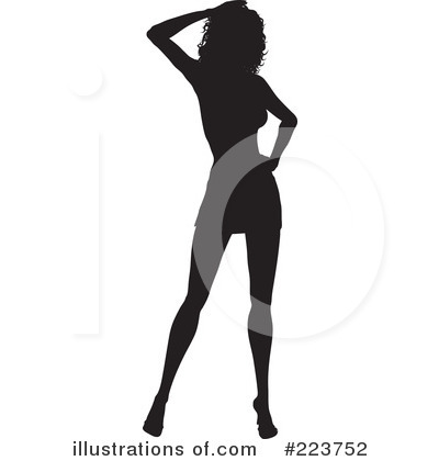 Royalty-Free (RF) Sexy Woman Clipart Illustration by KJ Pargeter - Stock Sample #223752