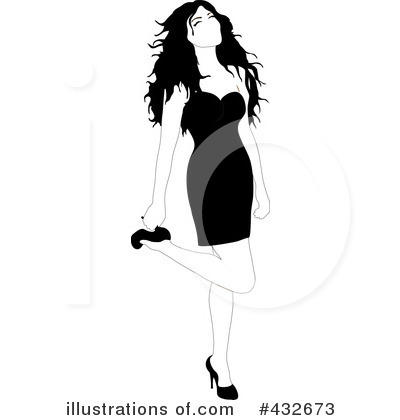 Royalty-Free (RF) Sexy Woman Clipart Illustration by Pams Clipart - Stock Sample #432673