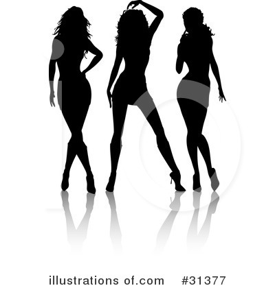 Sexy Women Clipart #31377 by KJ Pargeter
