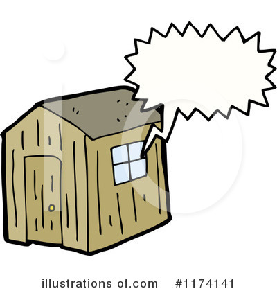 Royalty-Free (RF) Shack Clipart Illustration by lineartestpilot - Stock Sample #1174141