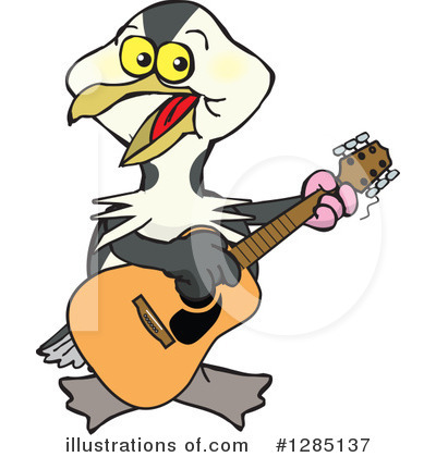 Royalty-Free (RF) Shag Bird Clipart Illustration by Dennis Holmes Designs - Stock Sample #1285137